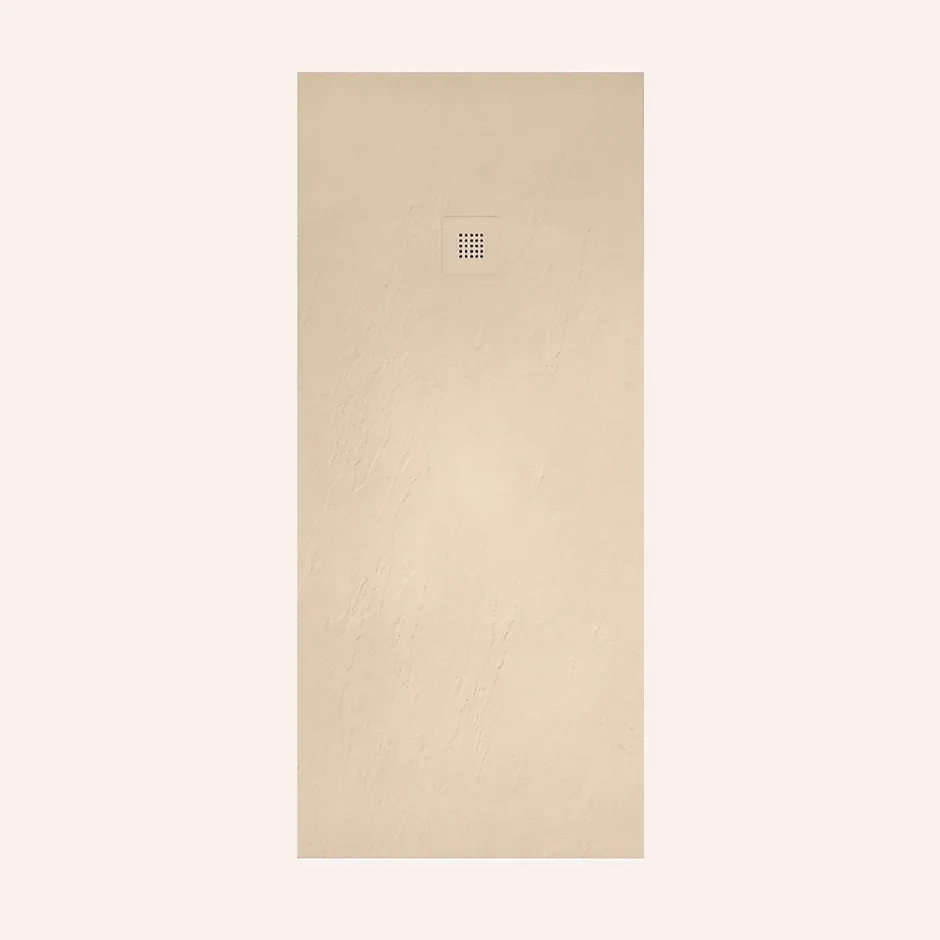 Poalgi Receveur de douche extraplat blanc perle 100x180 cm Hos's -