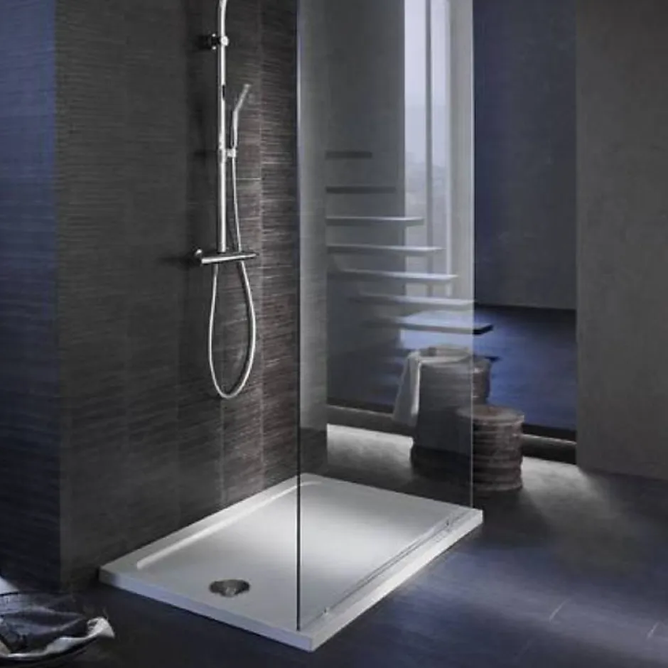 Jacob Delafon Receveur de douche extra-plat 140 x 80 cm Flight Blanc