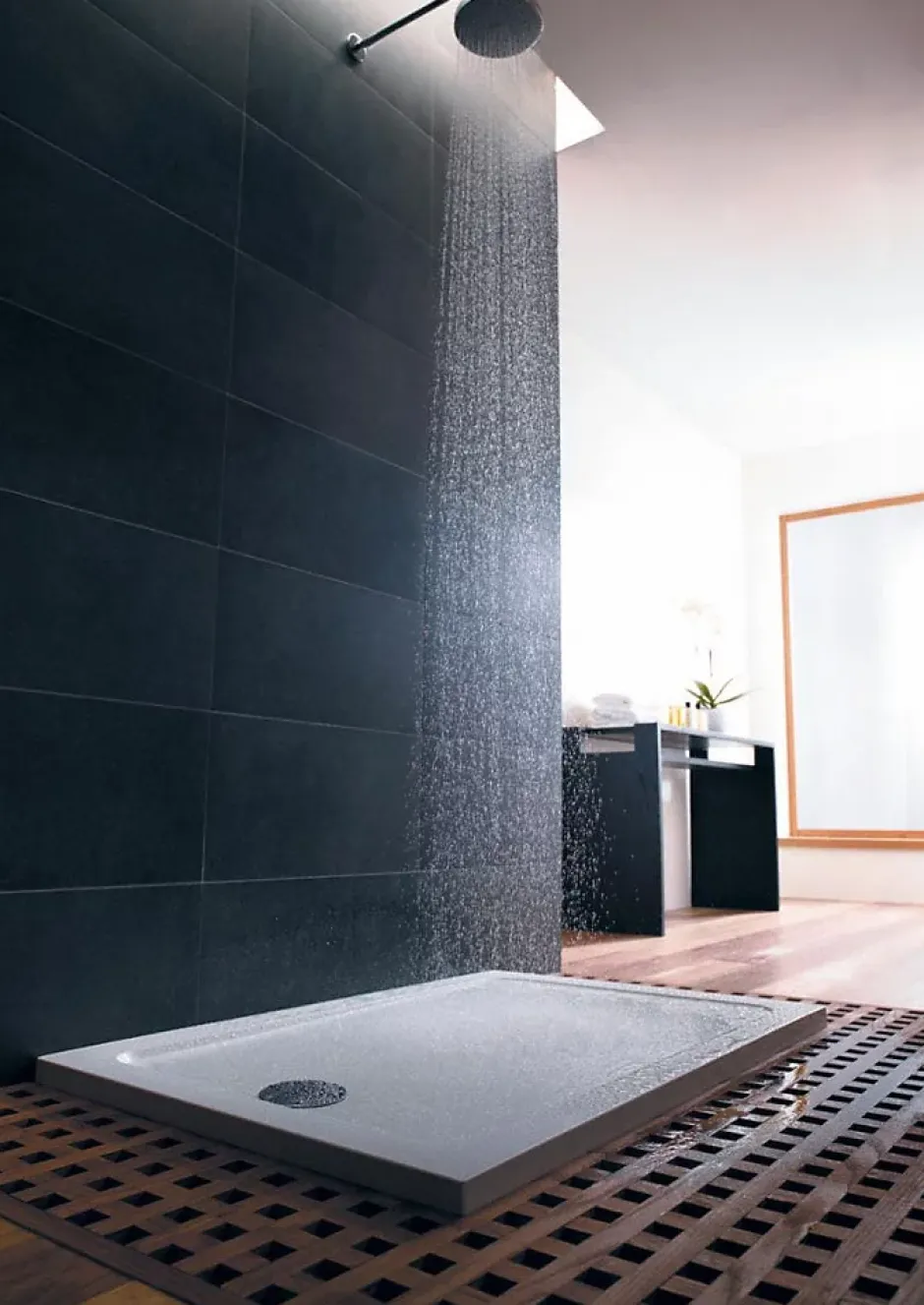 Jacob Delafon Receveur de douche extra-plat 140 x 80 cm Flight Blanc