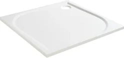 GoodHome Receveur de douche extra-plat l.90 x L.90 cm blanc anti dérapant, Limski* Receveur De Douche