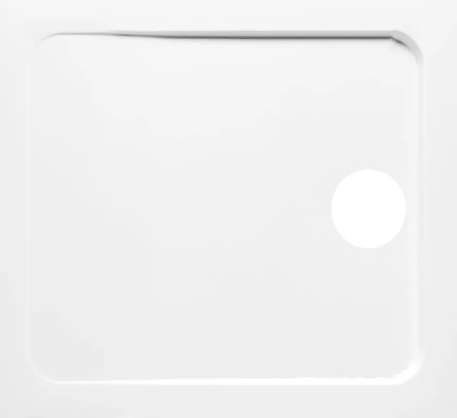 Jacob Delafon Receveur de douche Flight carré extra plat Douche italienne 90 x 90, blanc