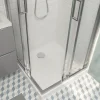 GoodHome Receveur de douche L.80 x l.80 cm blanc en résine, Cavally