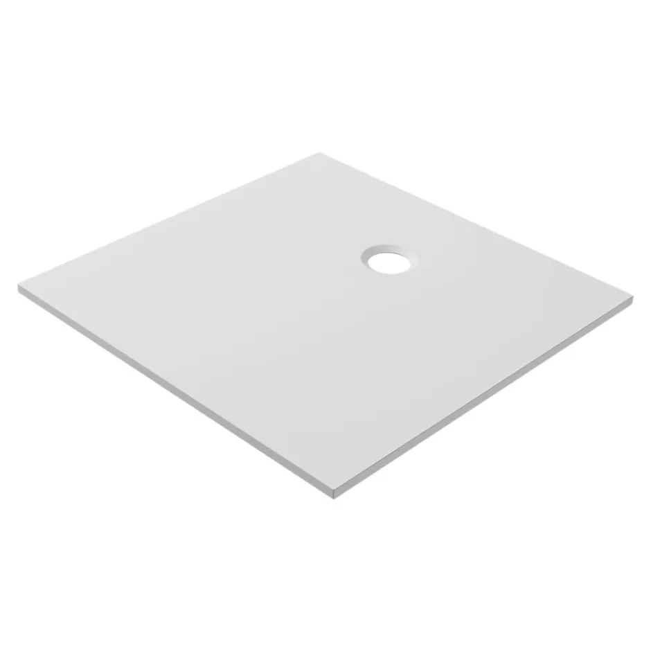 GoodHome Receveur de douche l.90 x L.90 cm blanc antidérapant Leira* Receveur De Douche
