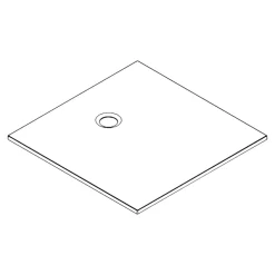 GoodHome Receveur de douche l.90 x L.90 cm blanc antidérapant Leira* Receveur De Douche