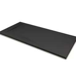 Saniverre Receveur de douche POLAR noir extra-plat effet pierre 80 x 120 cm + bonde* Receveur De Douche