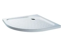 Villeroy & Boch Receveur de douche quart de cercle à poser 90 x 90 cm, extra-plat, céramique, Collection