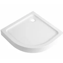 Receveur de douche quart de cercle à poser 90 x 90 cm, Dommel* Receveur De Douche