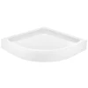 Receveur de douche quart de cercle à poser 80 x 80 cm, Dommel* Receveur De Douche