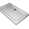 Receveur de douche rectangulaire surbaissé en Abs avec bonde inclus H. 5 cm - 80 x 120* Receveur De Douche