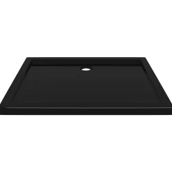 Vidaxl Receveur de douche rectangulaire ABS Noir 70x90 cm