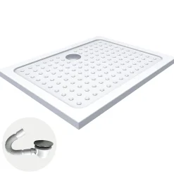 Saniverre Receveur de douche SANA + bonde 90 x 120 cm blanc -