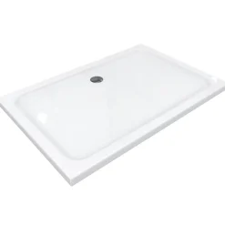 Saniverre Receveur de douche SHIMMER 70 x 90 cm acrylique Blanc + bonde et siphon inclus -