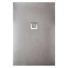 Sanycces Receveur de douche STRATO extra plat, Gris - 110 x 80 cm - Résistant et Facile à installer - Salle de bain - Douche* Receveur De Douche