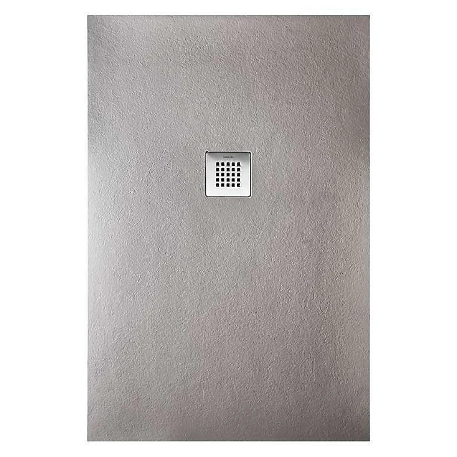 Sanycces Receveur de douche STRATO extra plat, Gris - 110 x 80 cm - Résistant et Facile à installer - Salle de bain - Douche* Receveur De Douche