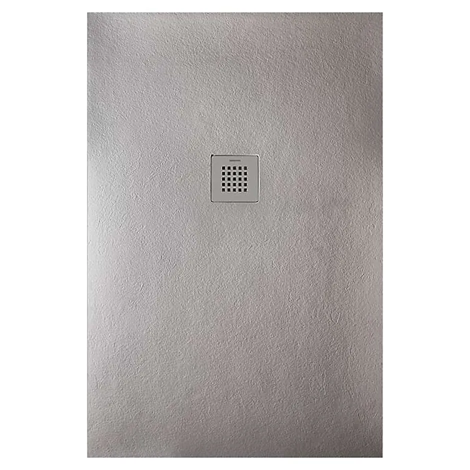Sanycces Receveur de douche STRATO extra plat, Gris - 110 x 80 cm - Résistant et Facile à installer - Salle de bain - Douche* Receveur De Douche