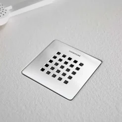 Sanycces Receveur de douche STRATO extra plat, Gris - 110 x 80 cm - Résistant et Facile à installer - Salle de bain - Douche* Receveur De Douche