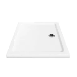 Cuisibane Receveur de douche 100x80 cm acrylique extraplat CRYSTA - Blanc