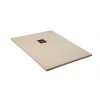 Frascio New Tecnology Receveur de Douche 100X180 cm Ligne Vulcano Fin Blanc Perle Ral 1013 en Résine Synthétique et Poudre de Marbre - FRASCIO