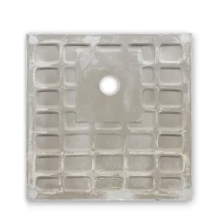 Kiamami Valentina Receveur De Douche 70X70 En Résine Blanche Effet Pierre Avec Paroi De Douche Muse