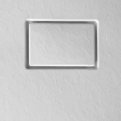 Kinedo Receveur Kinesurf découpable 120x90 blanc aspect pierre avec cache-bonde assorti et bonde extra-plate* Receveur De Douche