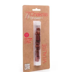 Change your life Recharge Jaspe Rouge pour douchette Tubo Vitalité 7ChakrasShower* Pommeau De Douche, Flexible Et Barre De Douche