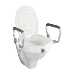 Wenko Rehausseur avec poignées pour abattant WC Secura - Plastique* Abattant Wc
