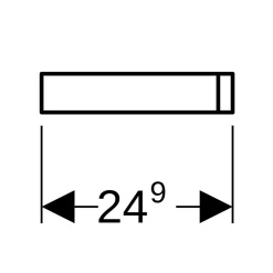 Geberit Réhausse 8 cm habillage blanc Lineo* Wc Suspendu