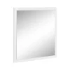 Dmora Rino Mirror, Miroir de salle de bain, 100% Made in Italy, 60x2h60 cm, Blanc brillant* Miroir Simple