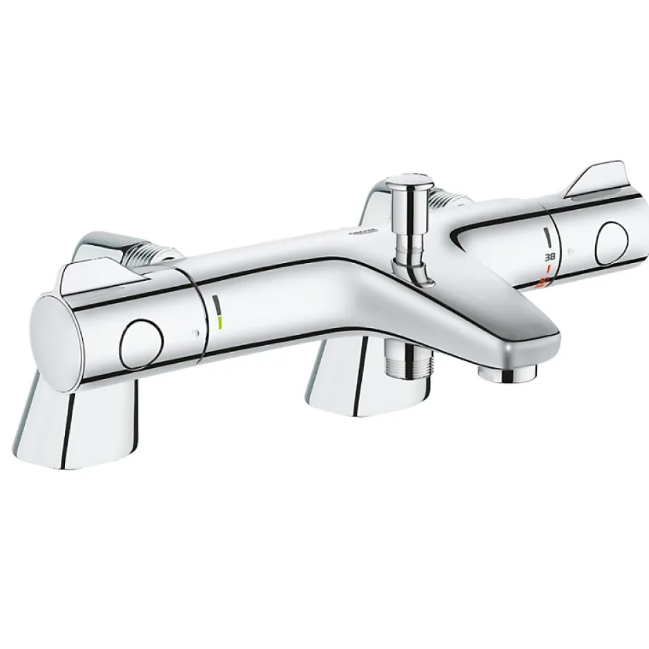 Grohe Robinet bain thermostatique Grohtherm 800 avec colonnettes