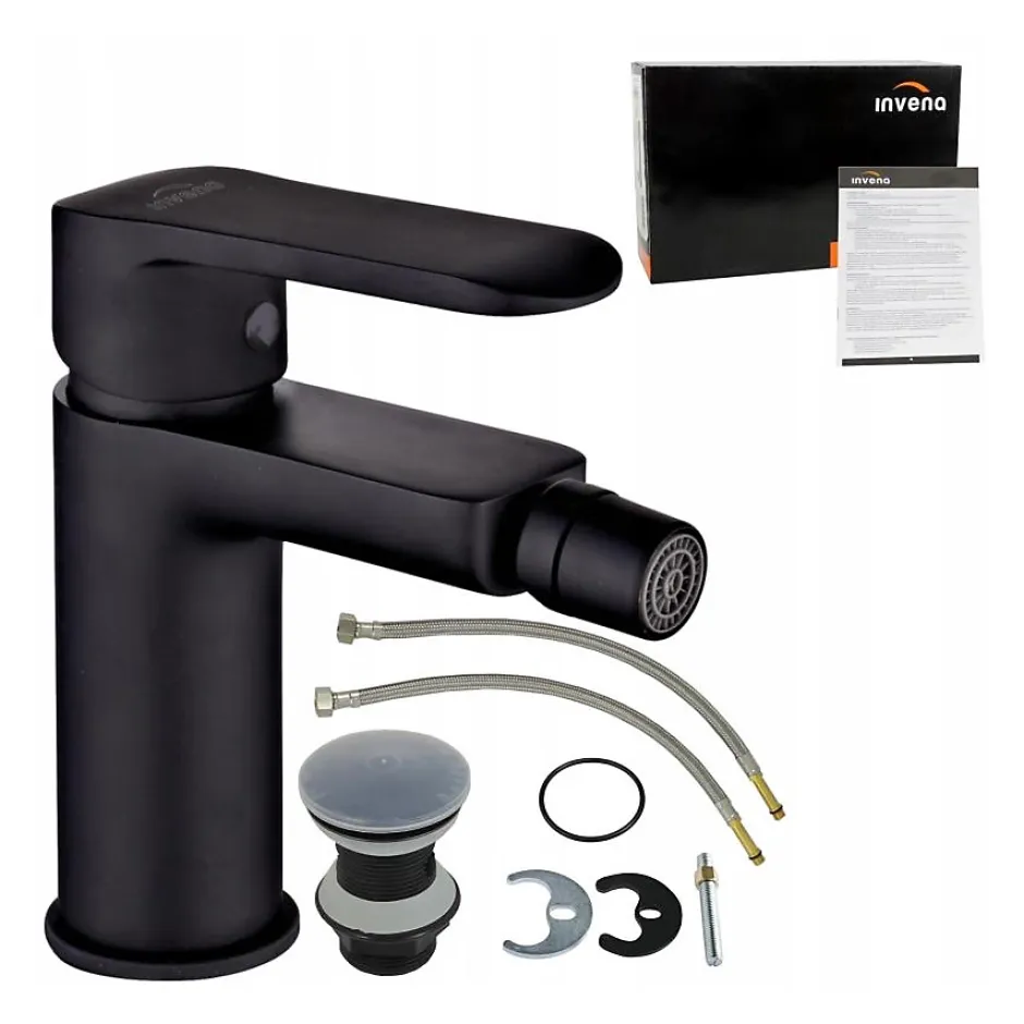 Invena Robinet Bidet Noir Monocommande* Robinet De Bidet
