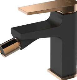 Invena Robinet Bidet Noir Monocommande Midnight* Robinet De Bidet