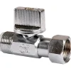 Arco Robinet d'arrêt 1/4 de tour - - MF 1/2' - Nickelé mat* Chasse D'Eau