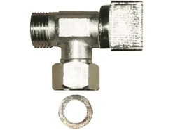 Robinet d'arrêt 1/4 tour laiton chromé 12 x 17* Chasse D'Eau