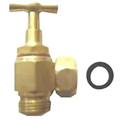 Robinet d'arrêt équerre brut 12 x 17* Chasse D'Eau