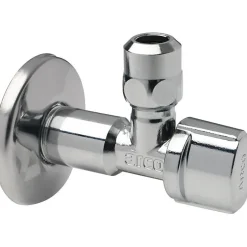Arco Robinet d'arrêt équerre sur rosace à manette - Nova - - M 1/2' - Bicône Diamètre 10 mm* Chasse D'Eau