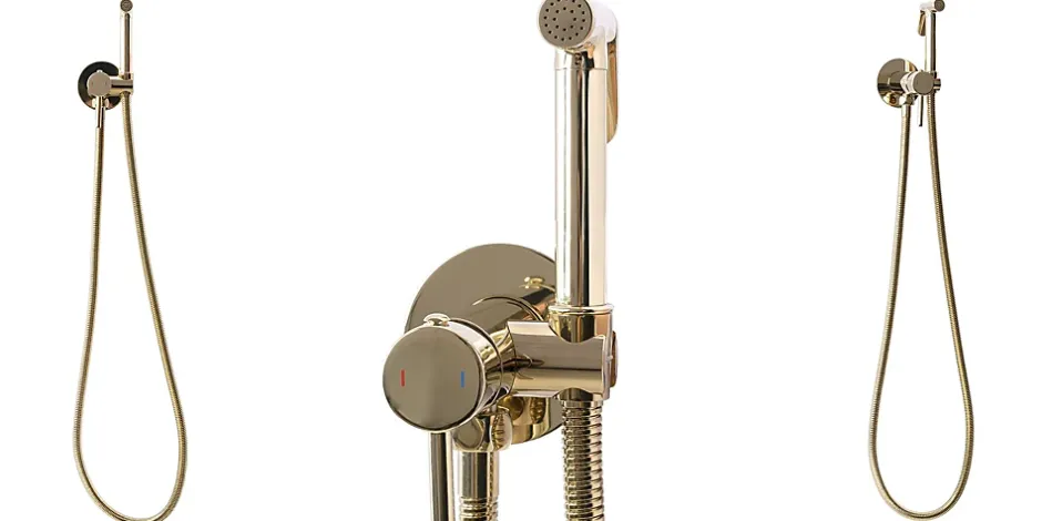 Rea Robinet de bidet encastré Lungo loop gold* Robinet De Bidet