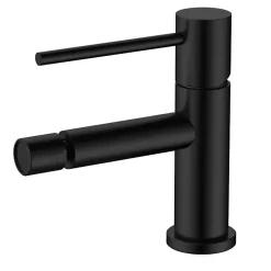 Kibath Robinet de bidet monocommande ZUNI, finition noir mat, en laiton* Robinet De Bidet