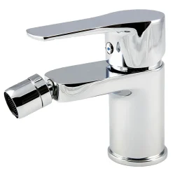 Kibath Robinet de bidet monocommande NAD avec finition chromée brillante en laiton* Robinet De Bidet