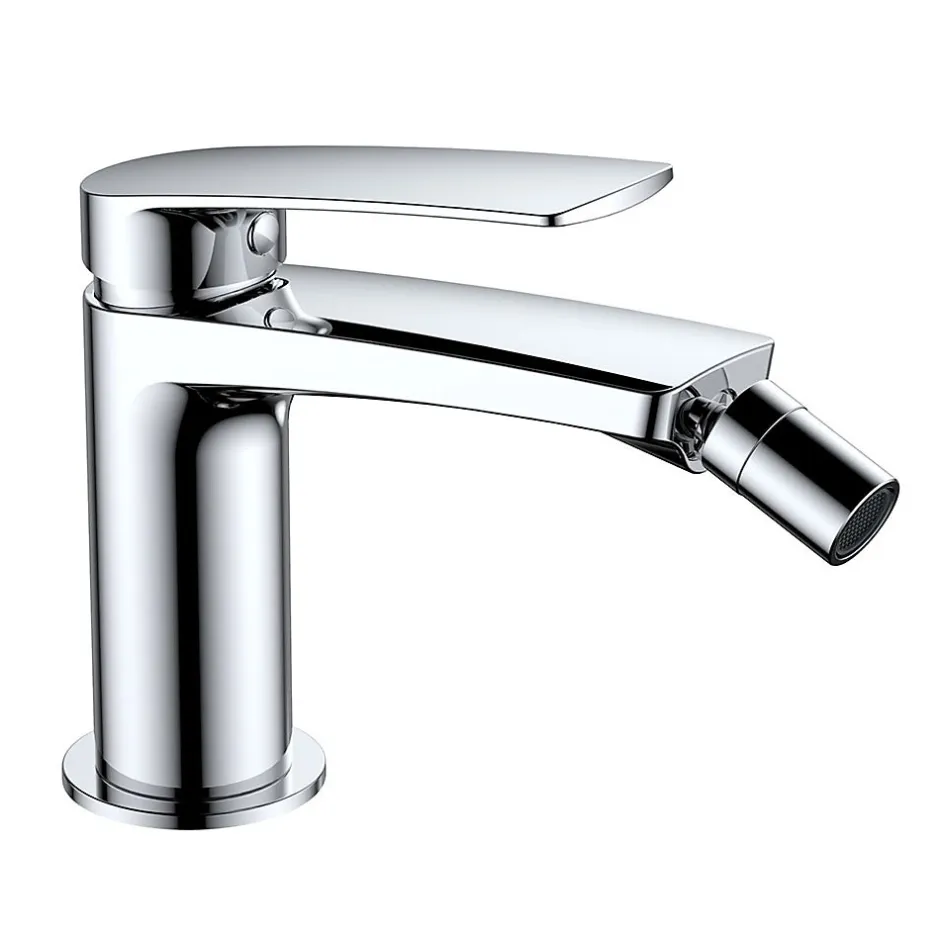 Kibath Robinet de bidet monocommande UGO avec finition chromée brillante en laiton