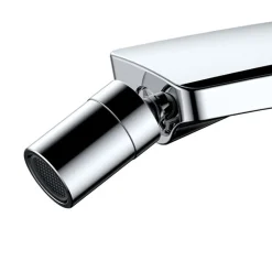 Kibath Robinet de bidet monocommande UGO avec finition chromée brillante en laiton