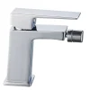 Kibath Robinet de bidet monocommande VERCO avec finition chromée polie, en laiton