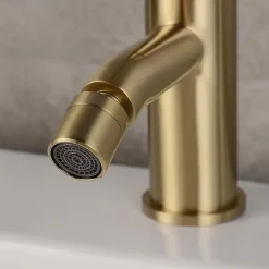 Rea Robinet De Bidet Lungo Brush Gold* Robinet De Bidet