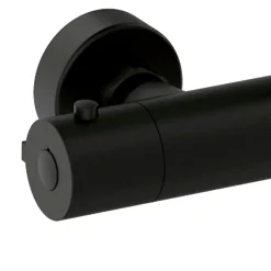 Kibath Robinet de colonne de douche thermostatique avec finition NOIR mat en laiton* Robinet De Douche
