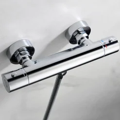 Kibath Robinet de douche avec leviers thermostatiques en laiton, PAR, finition chrome poli, en laiton* Robinet De Douche