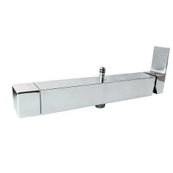 Kibath Robinet de douche monocommande rond CHE avec finition chromée brillante en laiton