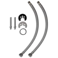 Helloshop26 Robinet de lavabo chrome toilette salle