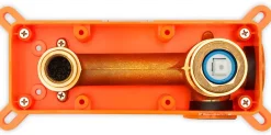 Rea Robinet de lavabo encastré Lungo long gold brush + box* Robinet Lave-Mains