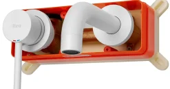 Rea Robinet de lavabo encastré Lungo white mat + box