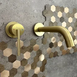 Rea Robinet De Lavabo Encastré Argon Js-622704-1Bg Brush Gold