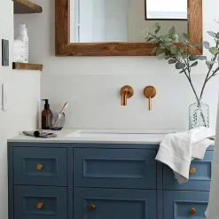 Rea Robinet de lavabo encastré Lungo brushed copper + box